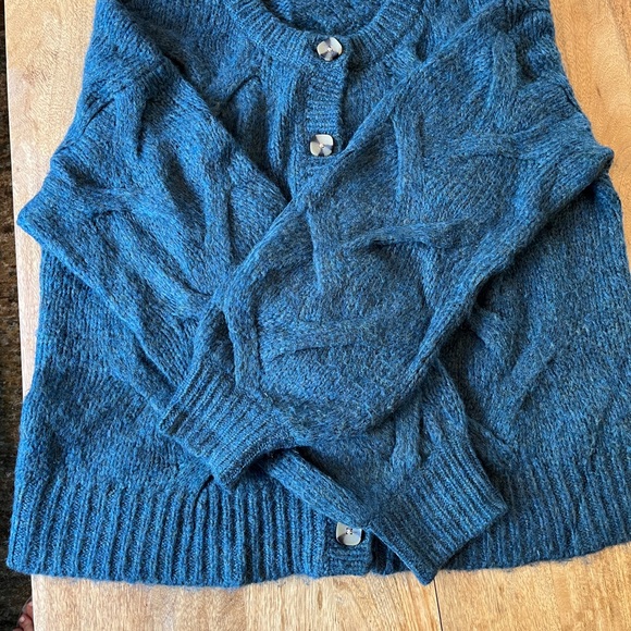 Madewell Aviva Cable Knit Cardigan size M - Picture 5 of 5